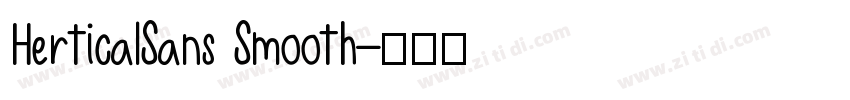 HerticalSans Smooth字体转换